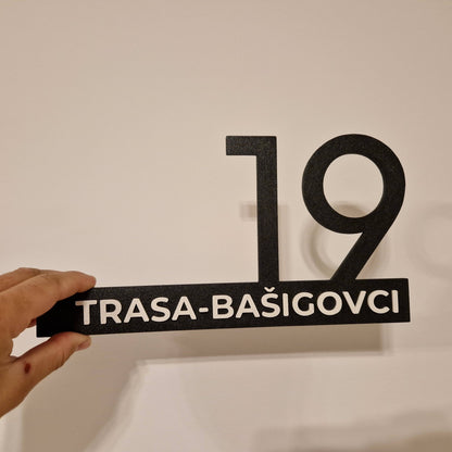 Hišna številka TIP 1