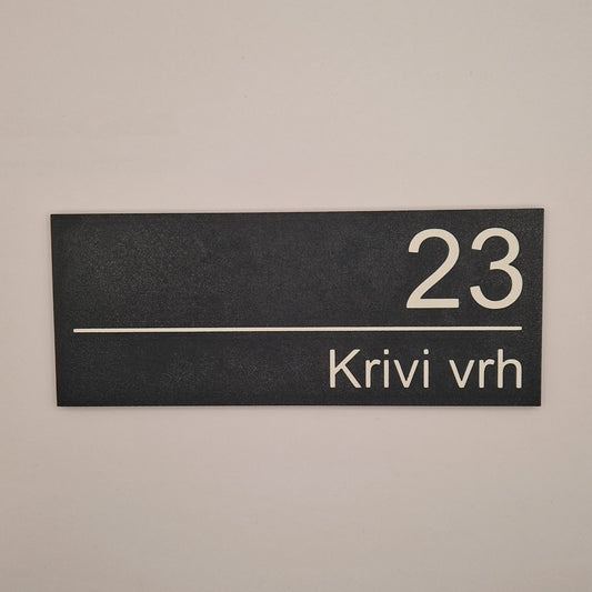 Hišna številka TIP 5