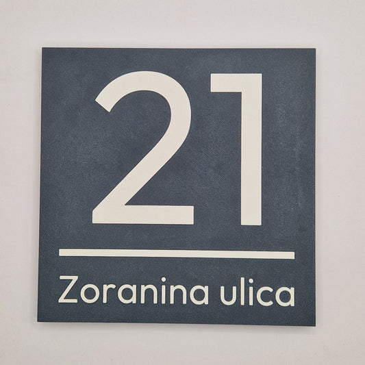 Hišna številka TIP 6
