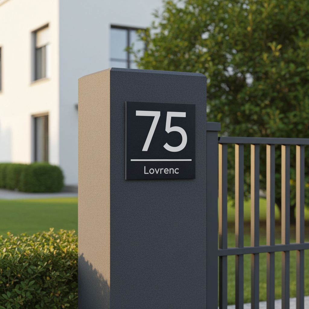 Hišna številka TIP 6